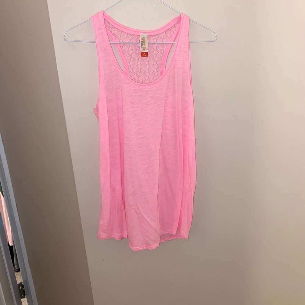 Hot Pink No Boundaries Tank Top